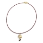 Gold-Plated Pomegranate Beaded Necklace - 4