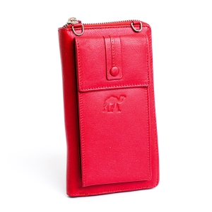 Women's Zip-Close Genuine Leather Wallet - Color Option