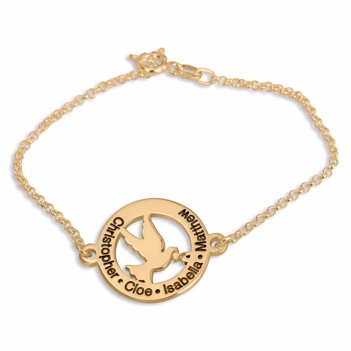 OM & GURU JI 18Kt Hallmarked Gold Bracelet Blessed Jewel – Luxury Souvenir