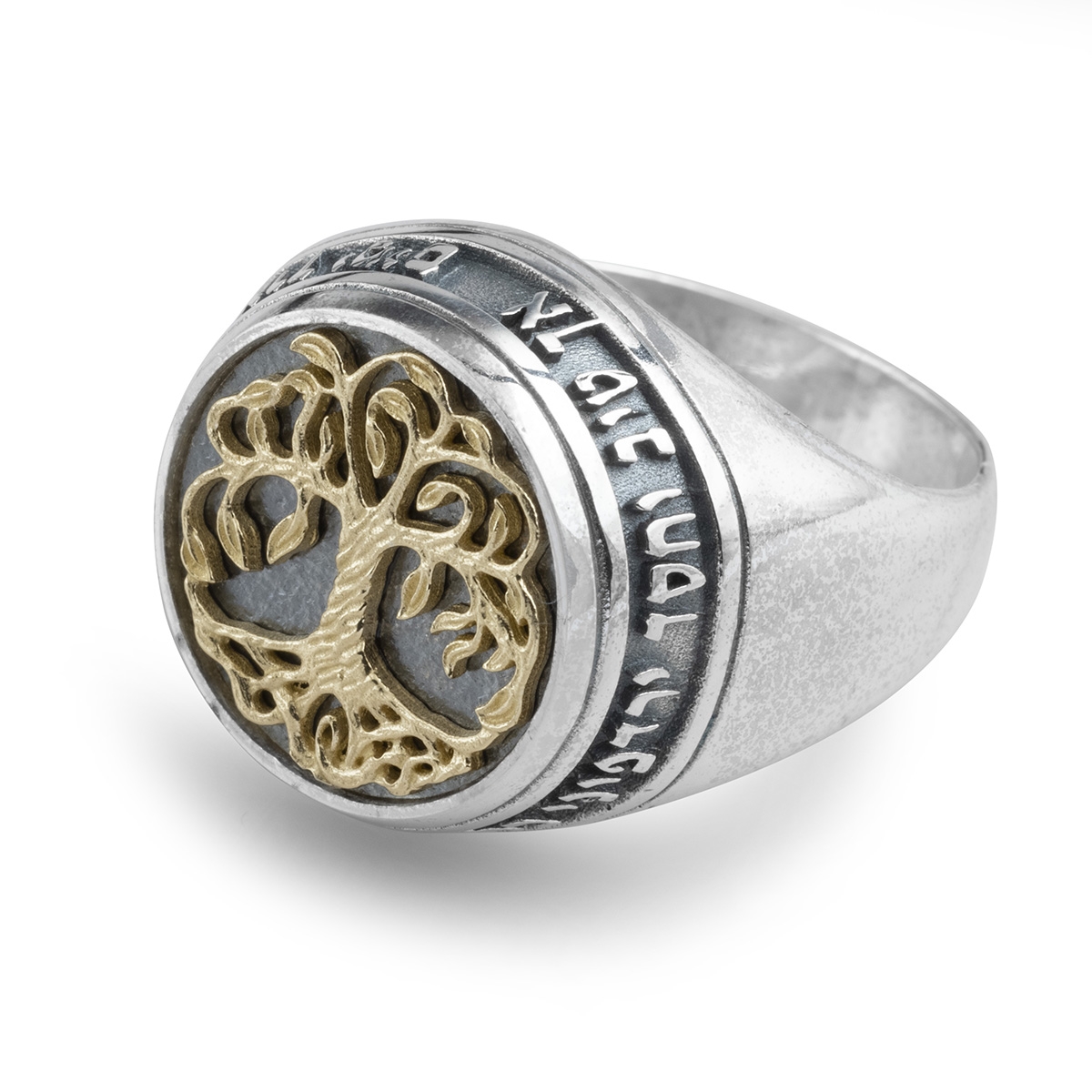 Solid 10 k gold Tree of life ring. – Johnny jeweler st.croix