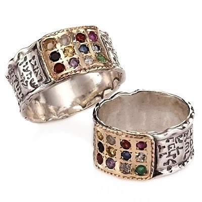 Certified Fancy Flower Design Navratna Ring - Gleam Jewels